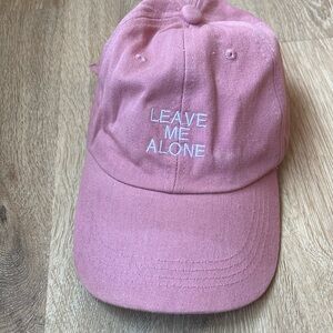 Leave me alone, introvert, adjustable baseball cat for women 100% cotton